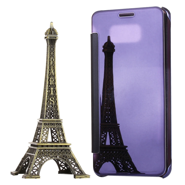 For Galaxy A5 (2016) / A510 Electroplating Mirror Horizontal Flip Leather Case