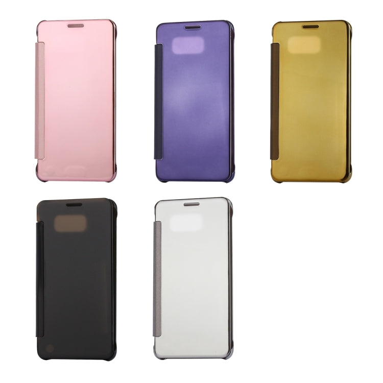For Galaxy A5 (2016) / A510 Electroplating Mirror Horizontal Flip Leather Case