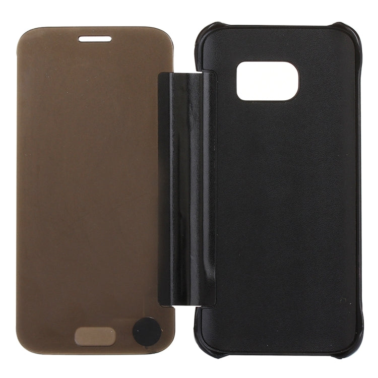 For Galaxy S7 / G930 Electroplating Mirror Horizontal Flip Leather Case