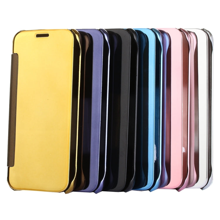 For Galaxy S7 / G930 Electroplating Mirror Horizontal Flip Leather Case