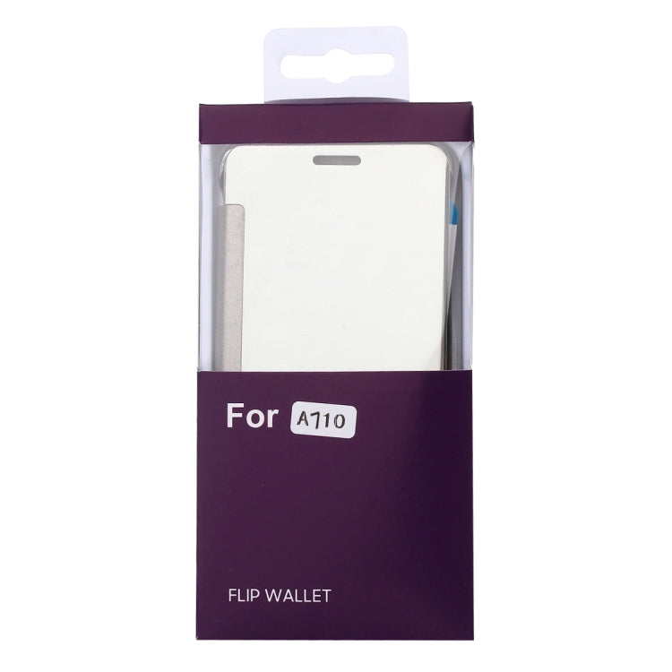 For Galaxy A7 (2016) / A710 Electroplating Mirror Horizontal Flip Leather Case