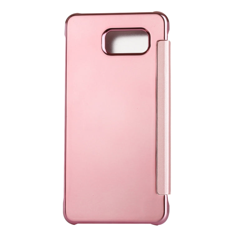 For Galaxy A7 (2016) / A710 Electroplating Mirror Horizontal Flip Leather Case