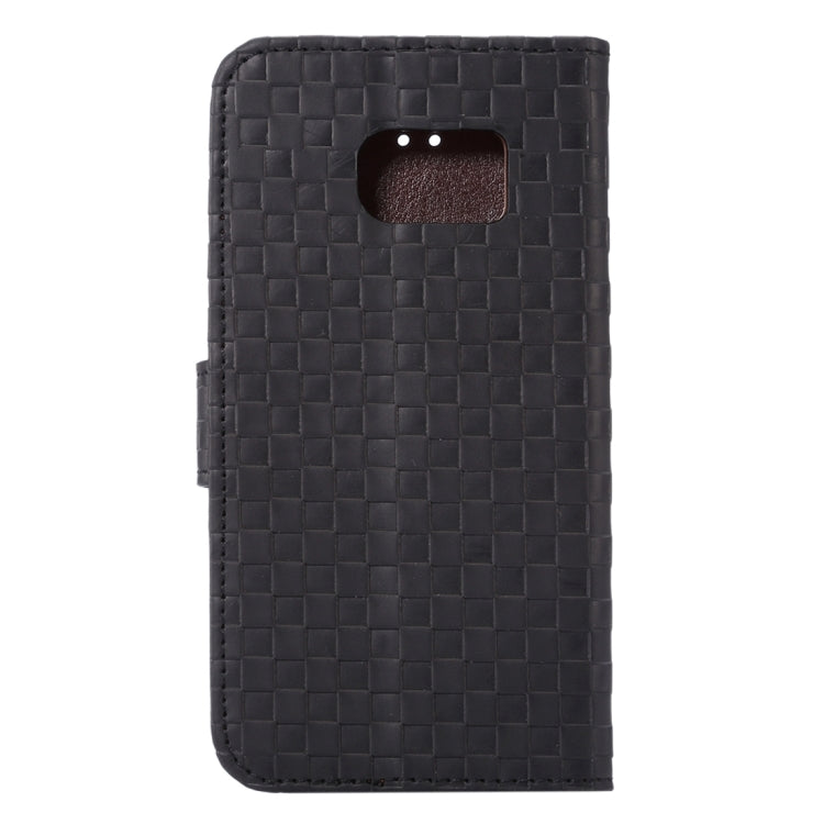 For Galaxy S7 Edge/ G935 Small Grid Voltage Texture Horizontal Flip Leather Case with Holder & Card Slots