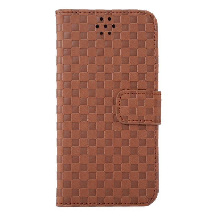 For Galaxy S7 Edge/ G935 Small Grid Voltage Texture Horizontal Flip Leather Case with Holder & Card Slots