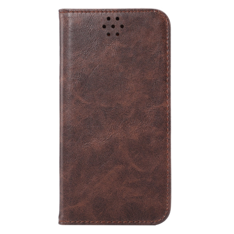 For Galaxy S7 Edge / G935 Magnetic Crazy Horse Texture Horizontal Flip Leather Case with Holder & Card Slots