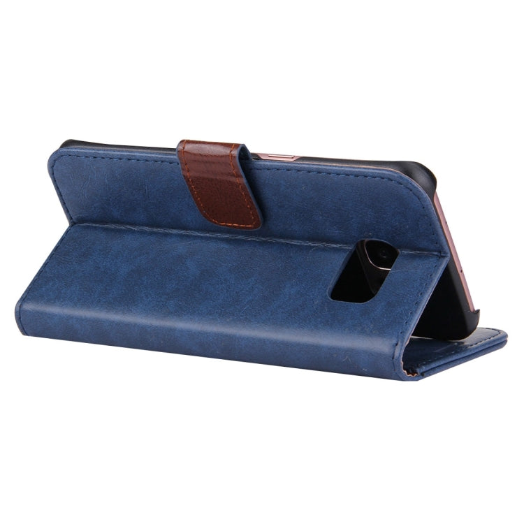 For Galaxy S7 Edge / G935 Magnetic Crazy Horse Texture Horizontal Flip Leather Case with Holder & Card Slots