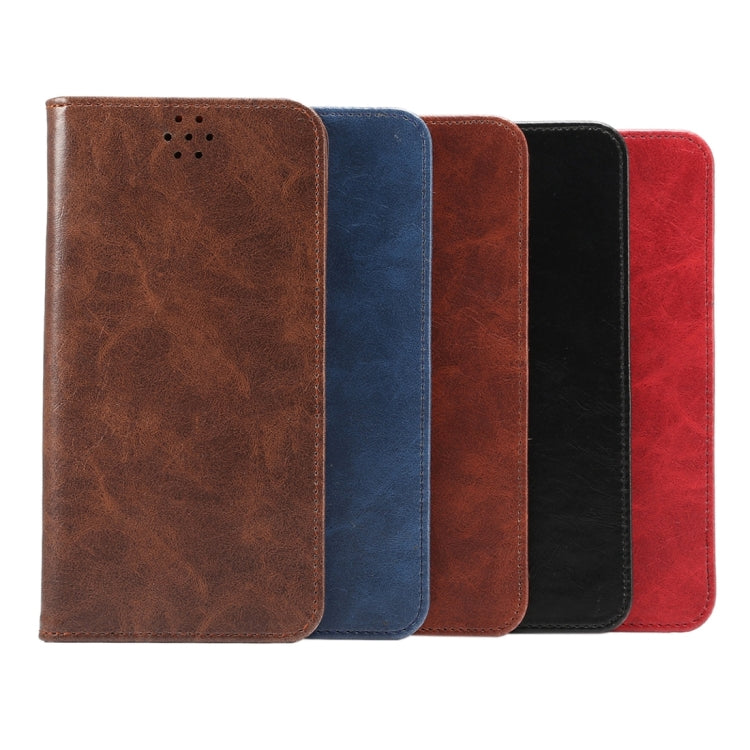 For Galaxy S7 Edge / G935 Magnetic Crazy Horse Texture Horizontal Flip Leather Case with Holder & Card Slots