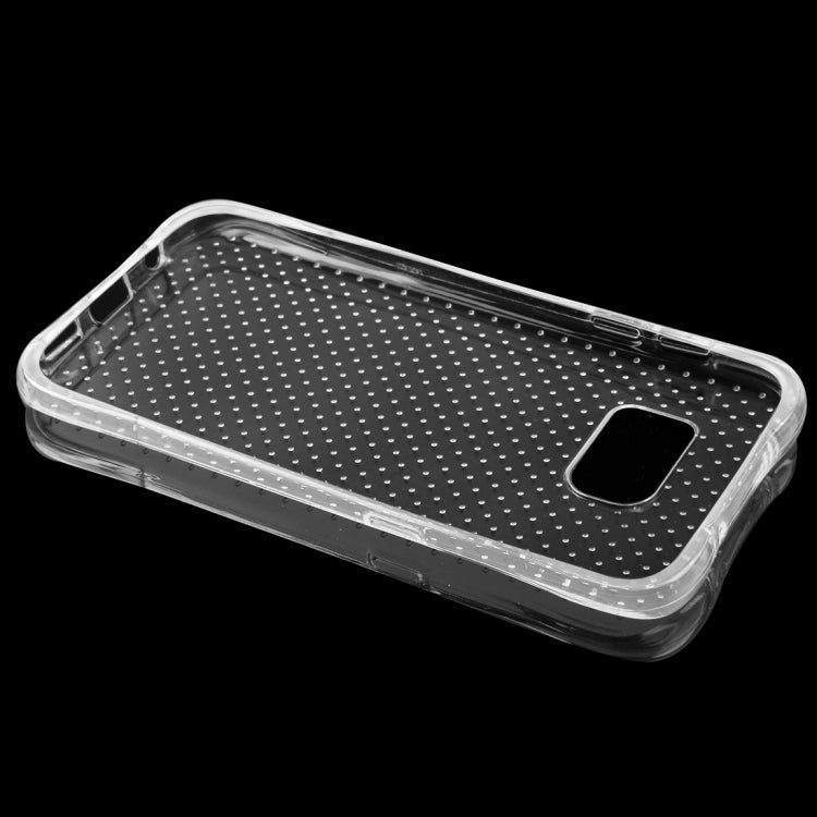 For Galaxy S7 / G930 Shock-resistant TPU Protective Case(Transparent)