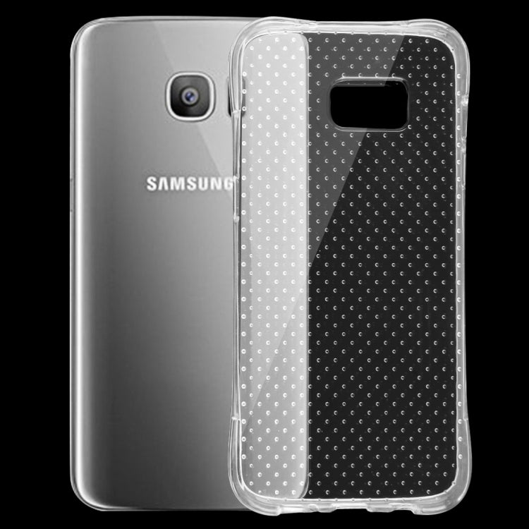 For Galaxy S7 Edge / G935 Shock-resistant TPU Protective Case(Transparent)