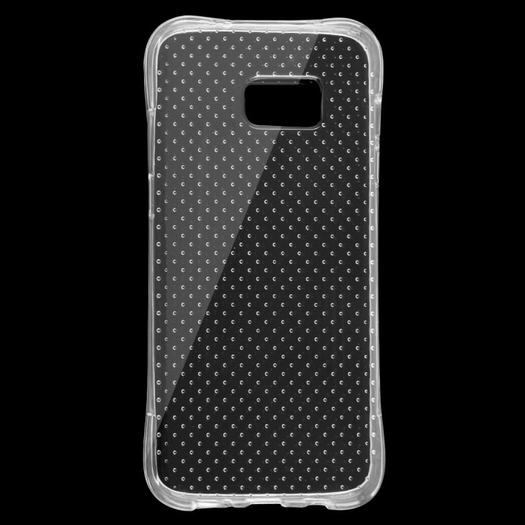 For Galaxy S7 Edge / G935 Shock-resistant TPU Protective Case(Transparent)