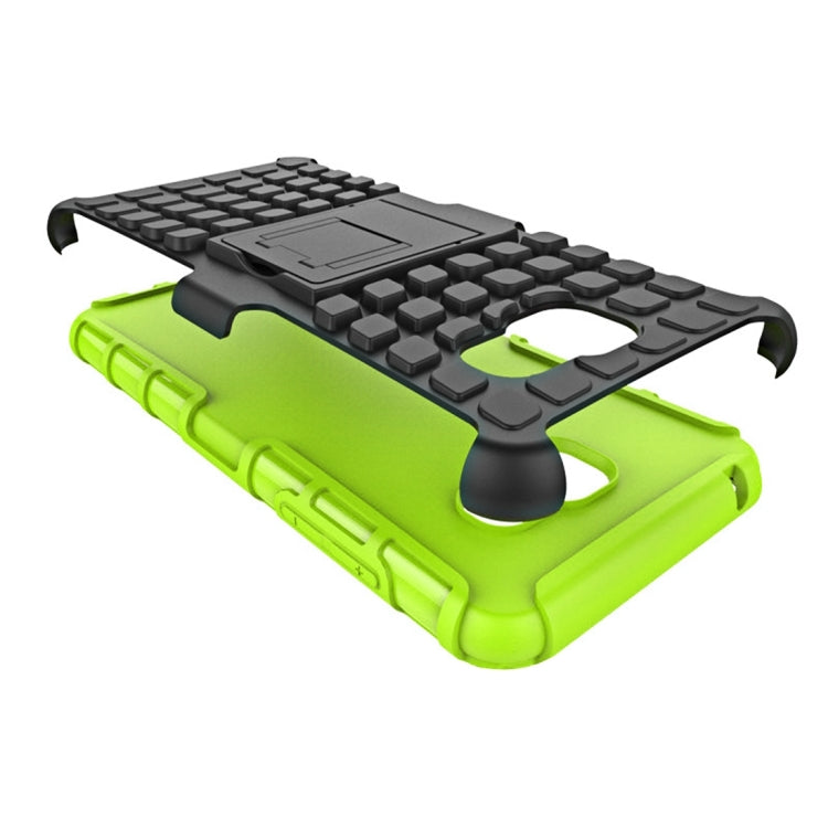 For Galaxy A5(2016) / A510 2 in 1 Double Colored Tire Texture Combination Case with Separable Black Holder
