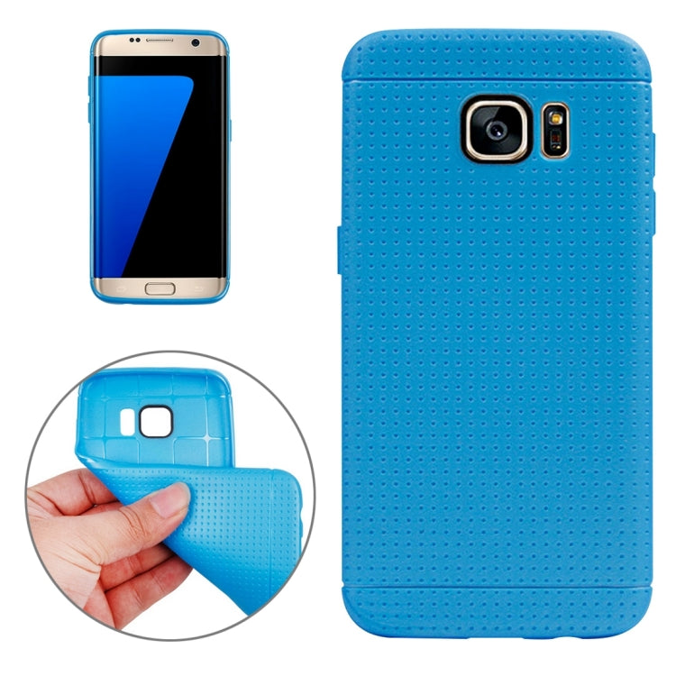 For Galaxy S7 Edge / G935 Honeycomb Surface TPU Protective Case