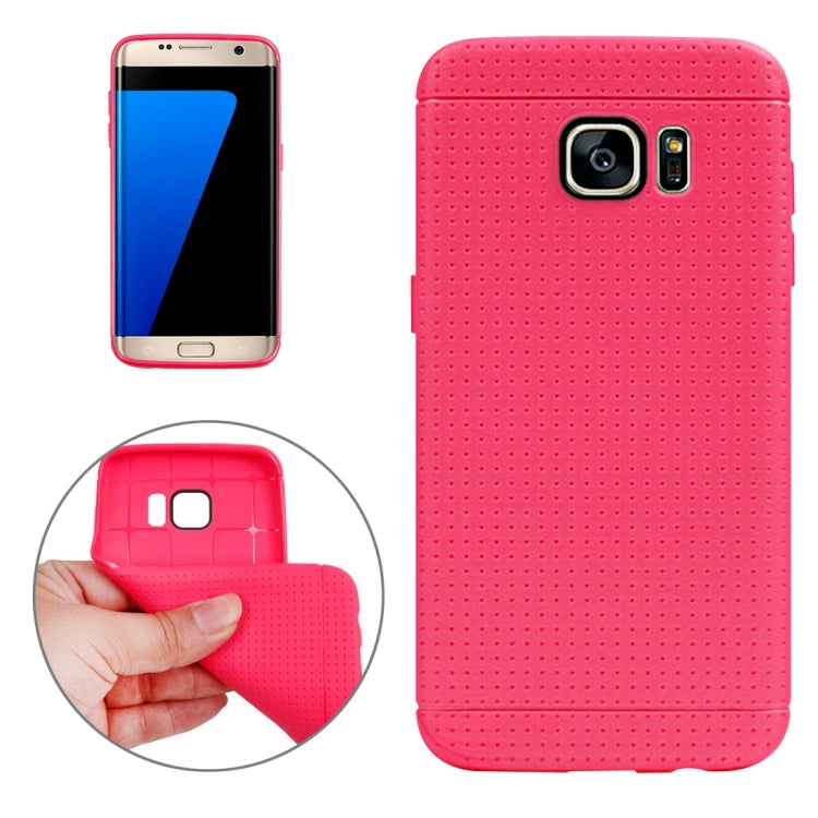 For Galaxy S7 Edge / G935 Honeycomb Surface TPU Protective Case