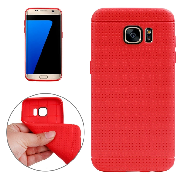 For Galaxy S7 Edge / G935 Honeycomb Surface TPU Protective Case