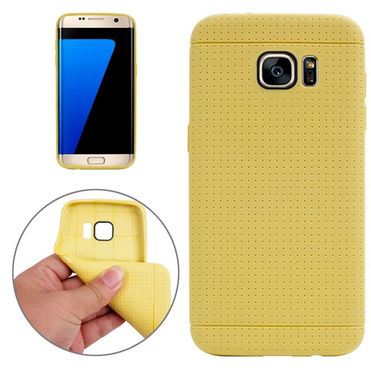 For Galaxy S7 Edge / G935 Honeycomb Surface TPU Protective Case