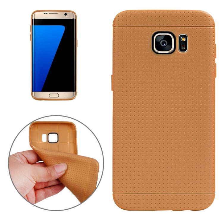 For Galaxy S7 Edge / G935 Honeycomb Surface TPU Protective Case