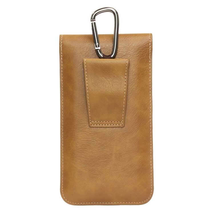 For Galaxy S7 / G930 & S7 Edge / G935 & S6 / G920 & S6 Edge / G925, iPhone 6 Plus & 6s Plus, and Other 5.1-5.5 inch Smart Phones Classical Style Elephant Texture Vertical Flip Leather Case Waist Bag with Hanging Buckle Size: 16 x 9 cm