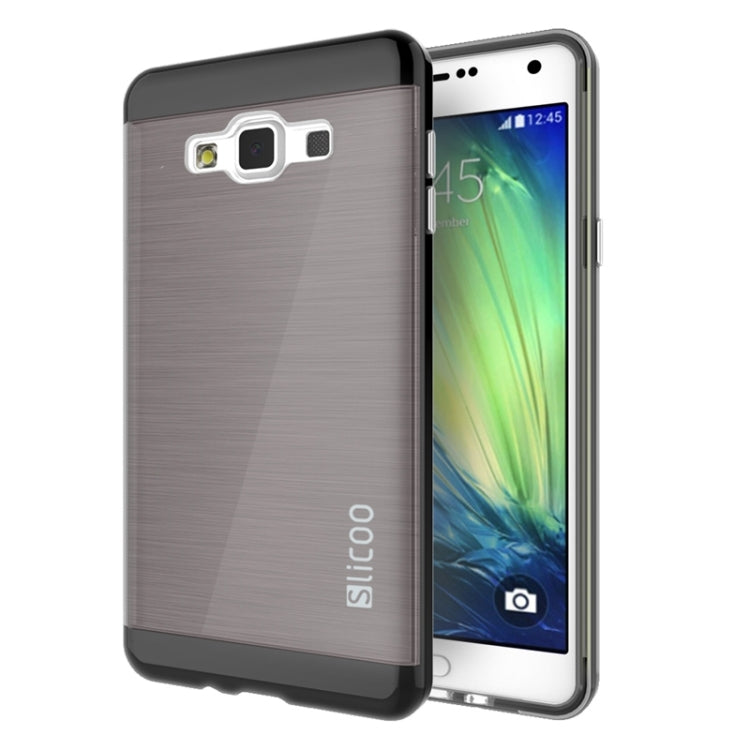 Slicoo Brushed Texture Electroplating Combination Case for Galaxy A7 / A700