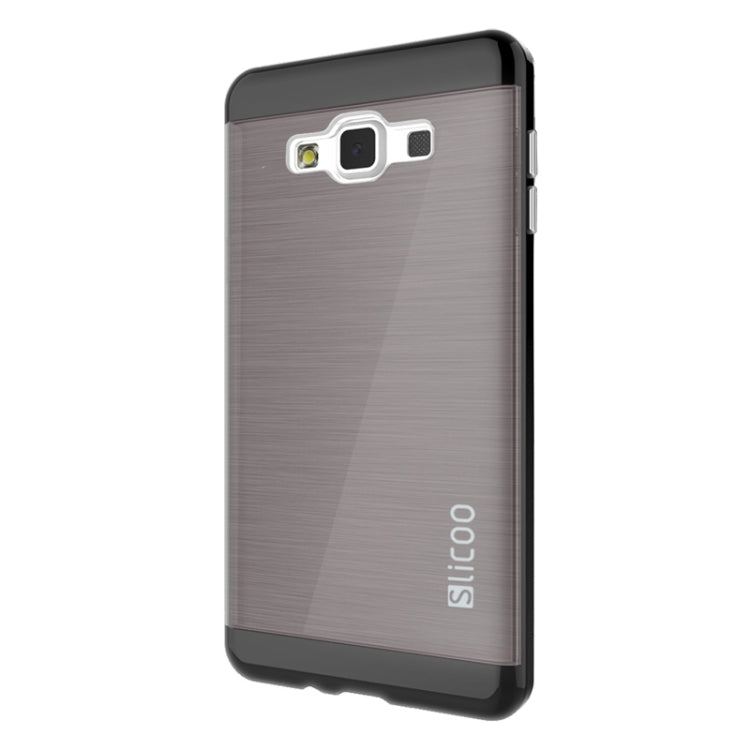 Slicoo Brushed Texture Electroplating Combination Case for Galaxy A7 / A700