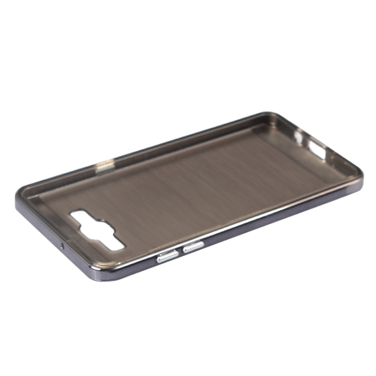 Slicoo Brushed Texture Electroplating Combination Case for Galaxy A7 / A700