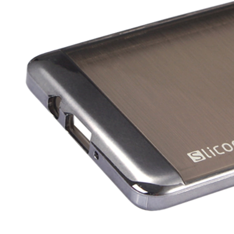 Slicoo Brushed Texture Electroplating Combination Case for Galaxy A7 / A700
