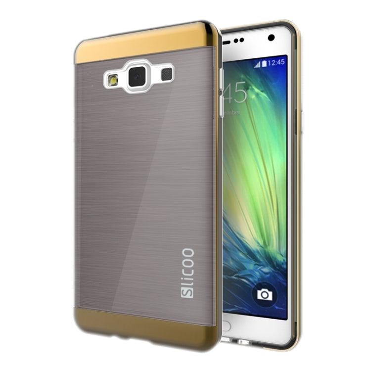 Slicoo Brushed Texture Electroplating Combination Case for Galaxy A7 / A700