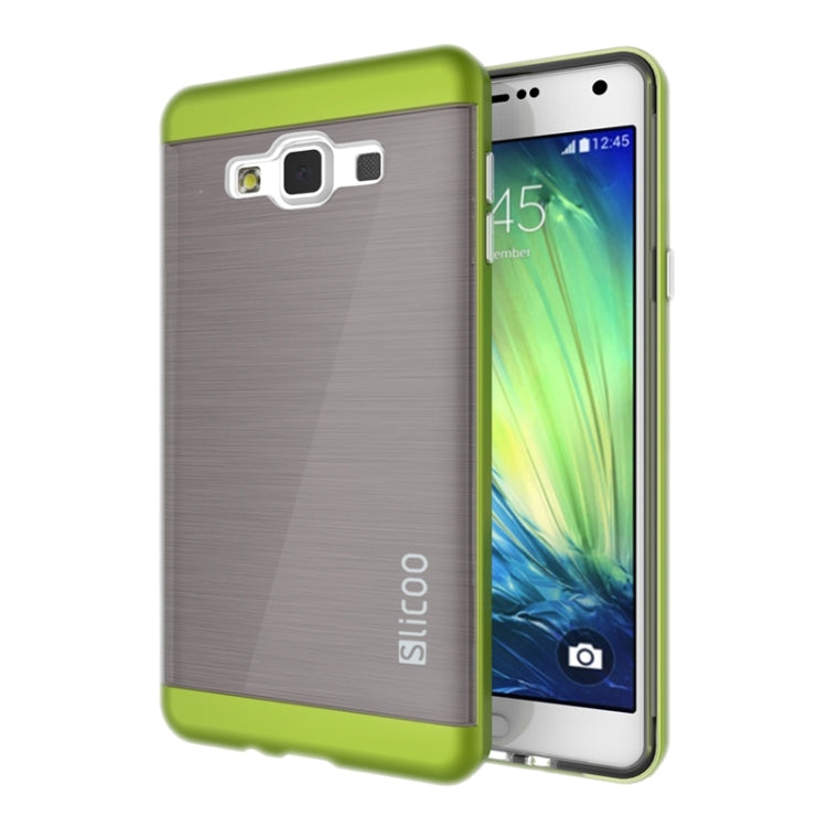 Slicoo Brushed Texture Electroplating Combination Case for Galaxy A7 / A700