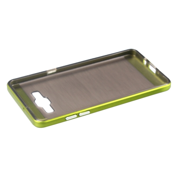 Slicoo Brushed Texture Electroplating Combination Case for Galaxy A7 / A700