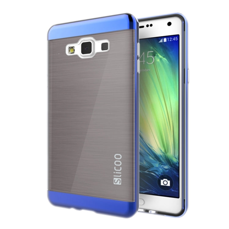 Slicoo Brushed Texture Electroplating Combination Case for Galaxy A7 / A700