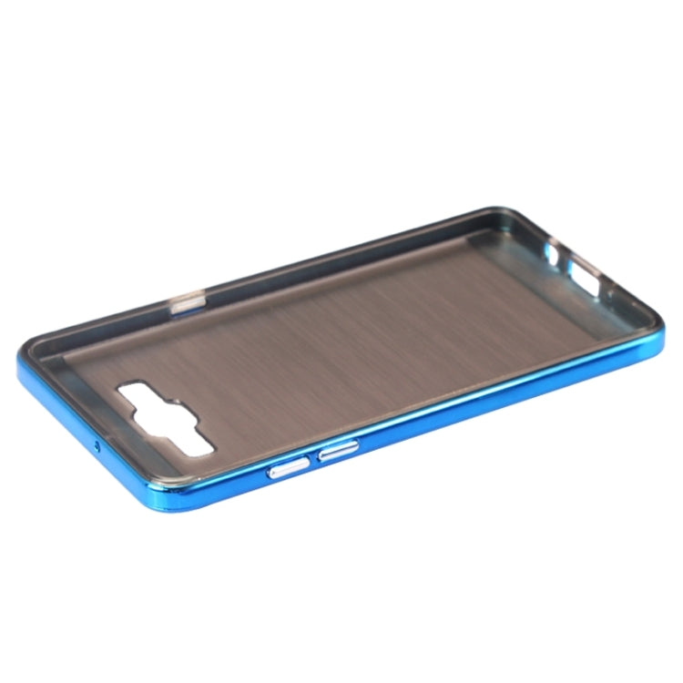 Slicoo Brushed Texture Electroplating Combination Case for Galaxy A7 / A700