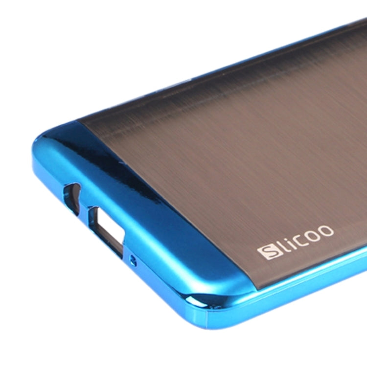 Slicoo Brushed Texture Electroplating Combination Case for Galaxy A7 / A700