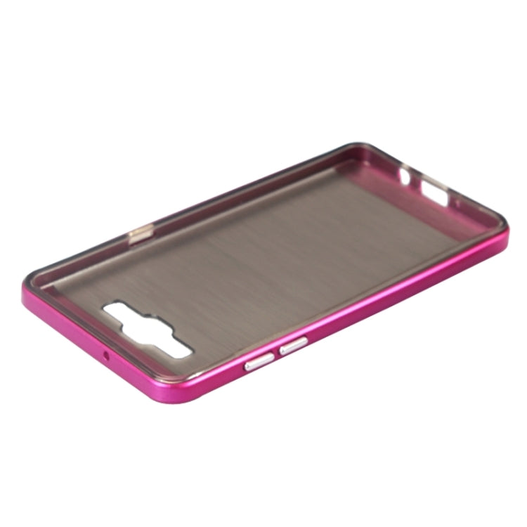 Slicoo Brushed Texture Electroplating Combination Case for Galaxy A7 / A700