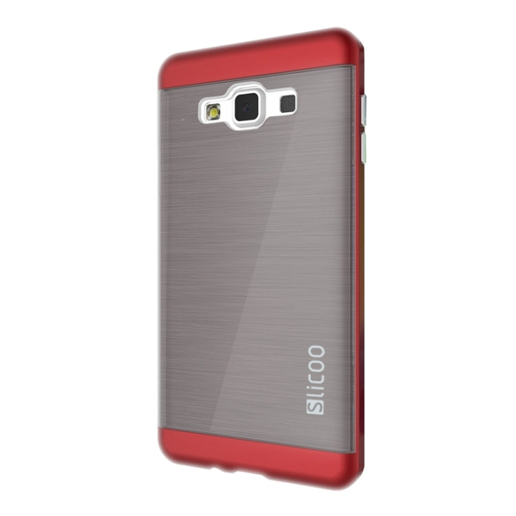 Slicoo Brushed Texture Electroplating Combination Case for Galaxy A7 / A700