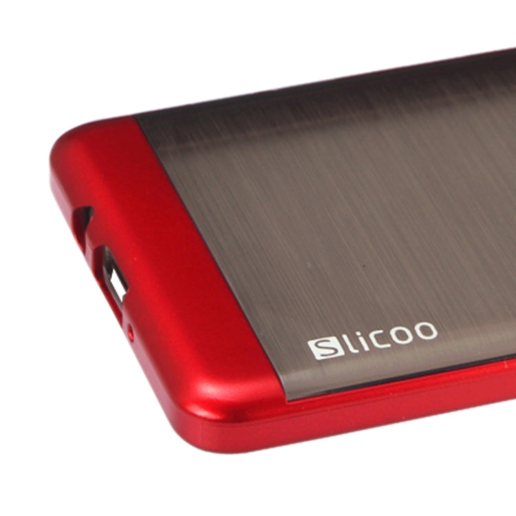 Slicoo Brushed Texture Electroplating Combination Case for Galaxy A7 / A700