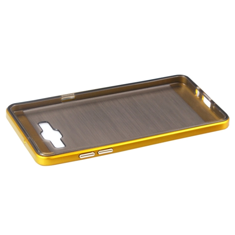 Slicoo Brushed Texture Electroplating Combination Case for Galaxy A7 / A700