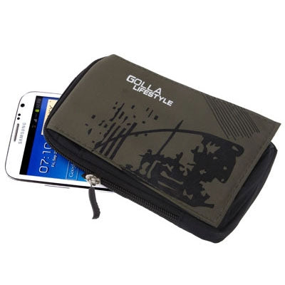 Universal Zipper Carry Bag with Hook for Galaxy Note II / N7100 / S3 / i9300 / Note / i9220 / MP5 / All 5.5 inch Device