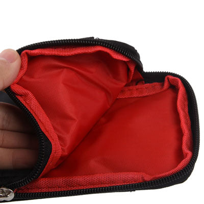 Universal Zipper Carry Bag with Hook for Galaxy Note II / N7100 / S3 / i9300 / Note / i9220 / MP5 / All 5.5 inch Device