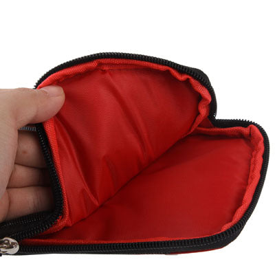 Universal Zipper Carry Bag with Hook for Galaxy Note II / N7100 / S3 / i9300 / Note / i9220 / MP5 / All 5.5 inch Device