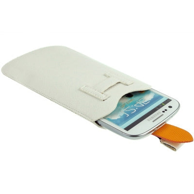 Leather Case Pocket Pouch Sleeve Bag with Pull Tab for Galaxy SIII / i9300, Galaxy S 4 / i9500, Galaxy Primier / i9260, Galaxy Nexus / i9250 / Nexus Prime / i515