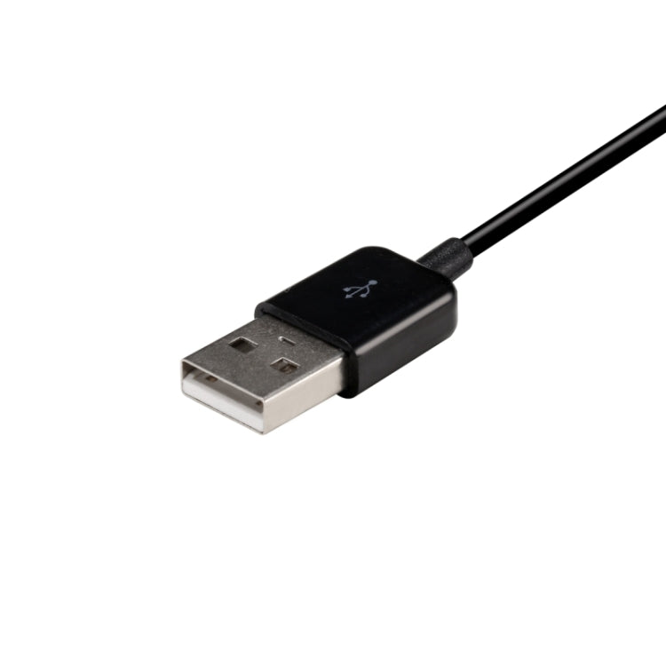 20cm 2 in 1 Combo USB to Micro USB Dual Plug Data Charger Cable(Black)
