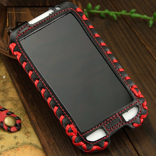 SHOWKOO Premium Retro Luxury Vertical Style 6 Layers Genuine Leather Case for Galaxy S IV / i9500