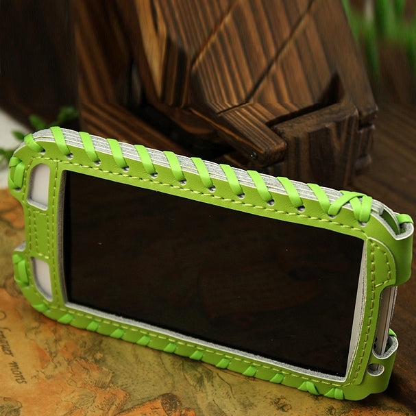 SHOWKOO Premium Retro Luxury Vertical Style 6 Layers Genuine Leather Case for Galaxy S IV / i9500