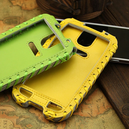 SHOWKOO Premium Retro Luxury Vertical Style 6 Layers Genuine Leather Case for Galaxy S IV / i9500