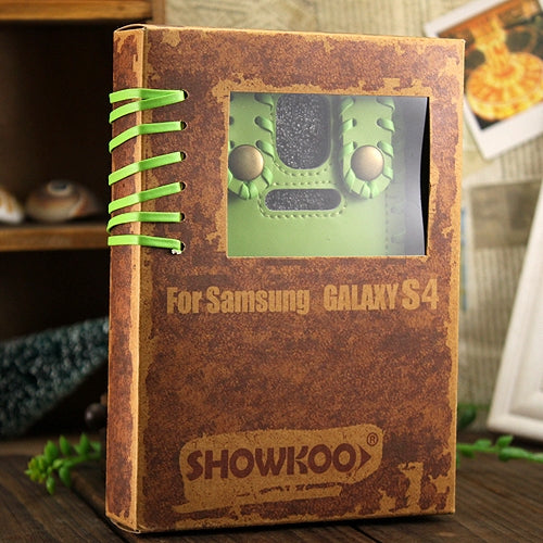 SHOWKOO Premium Retro Luxury Vertical Style 6 Layers Genuine Leather Case for Galaxy S IV / i9500