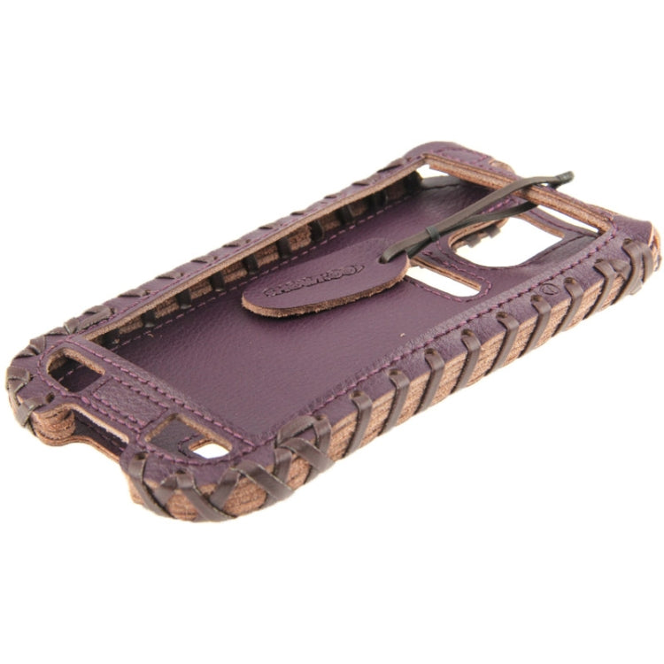 SHOWKOO Premium Retro Luxury Vertical Style 6 Layers Genuine Leather Case for Galaxy S IV / i9500