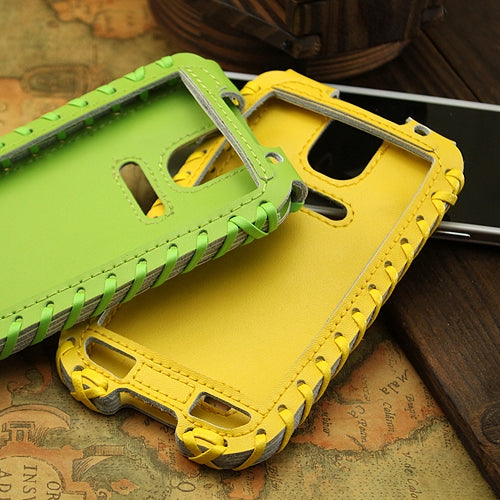 SHOWKOO Premium Retro Luxury Vertical Style 6 Layers Genuine Leather Case for Galaxy S IV / i9500