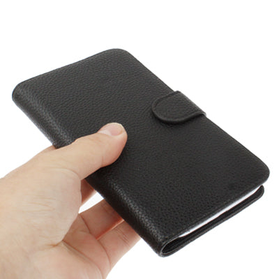 Litchi Texture Leather Case with Holder for Galaxy Note II / N7100