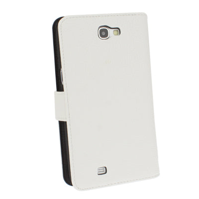 Litchi Texture Leather Case with Holder for Galaxy Note II / N7100