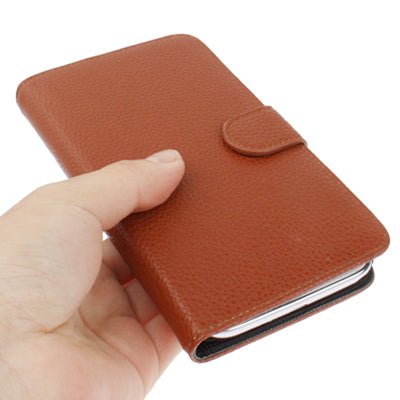 Litchi Texture Leather Case with Holder for Galaxy Note II / N7100