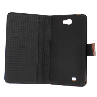 Litchi Texture Leather Case with Holder for Galaxy Note II / N7100
